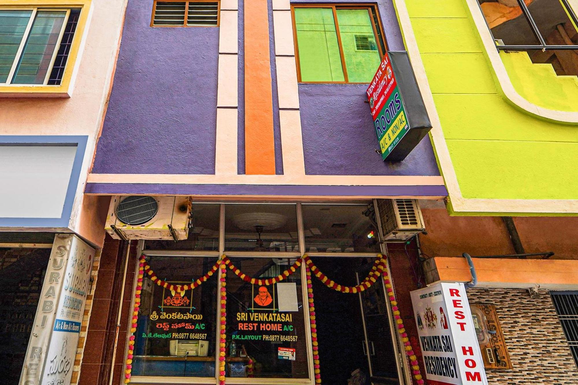 Hotel SPOT ON 84555 Venkata Sai Residency Tirupati Exterior foto
